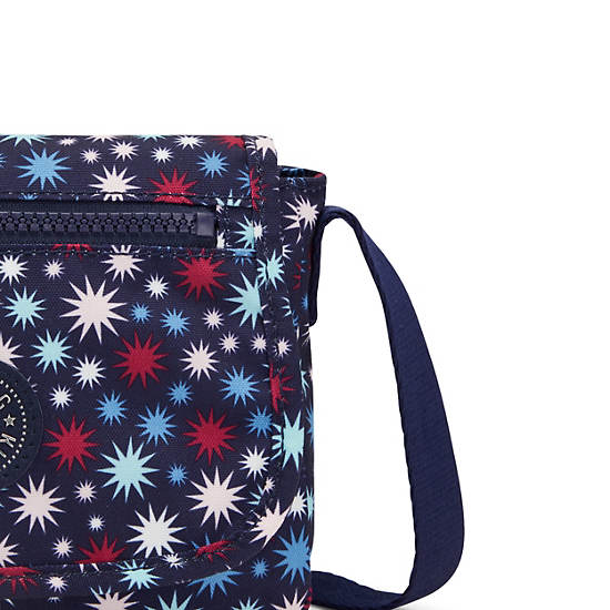 Kipling Sabian Printed Crossbody Mini Tassen Paars | BE 1352BE